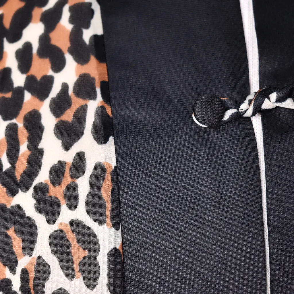 1960s Vintage Vanity Fair Leopard Robe