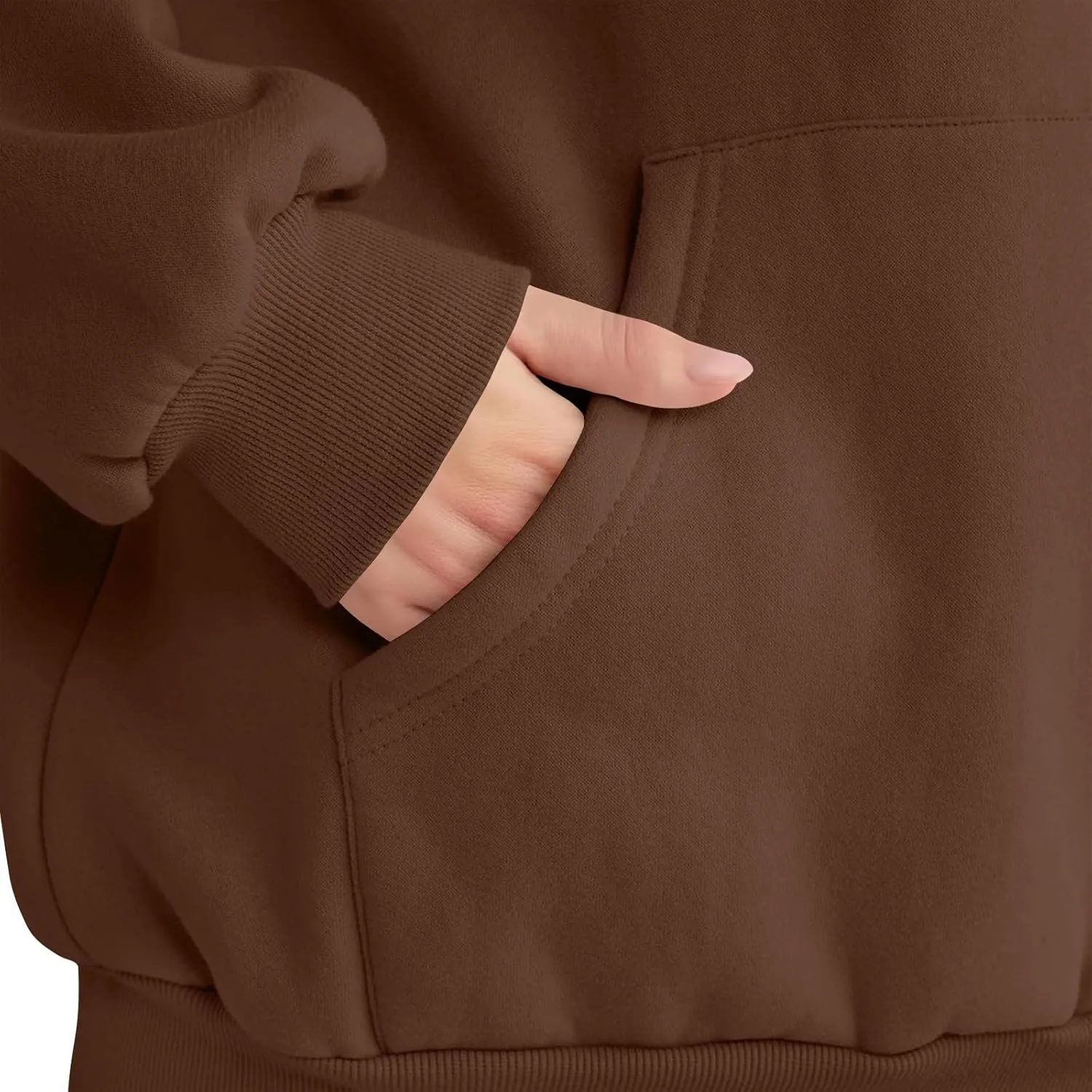 2 Piece Sets for Women Long Sleeve Solid Outfits Oversized Sweatshirt Fall Sweatsuit Sets with Sweatpants Sets
