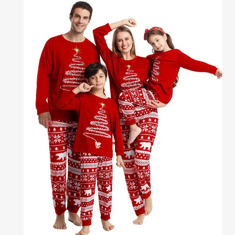 2022 Christmas Matching Family Adult Kids Pajama Sets