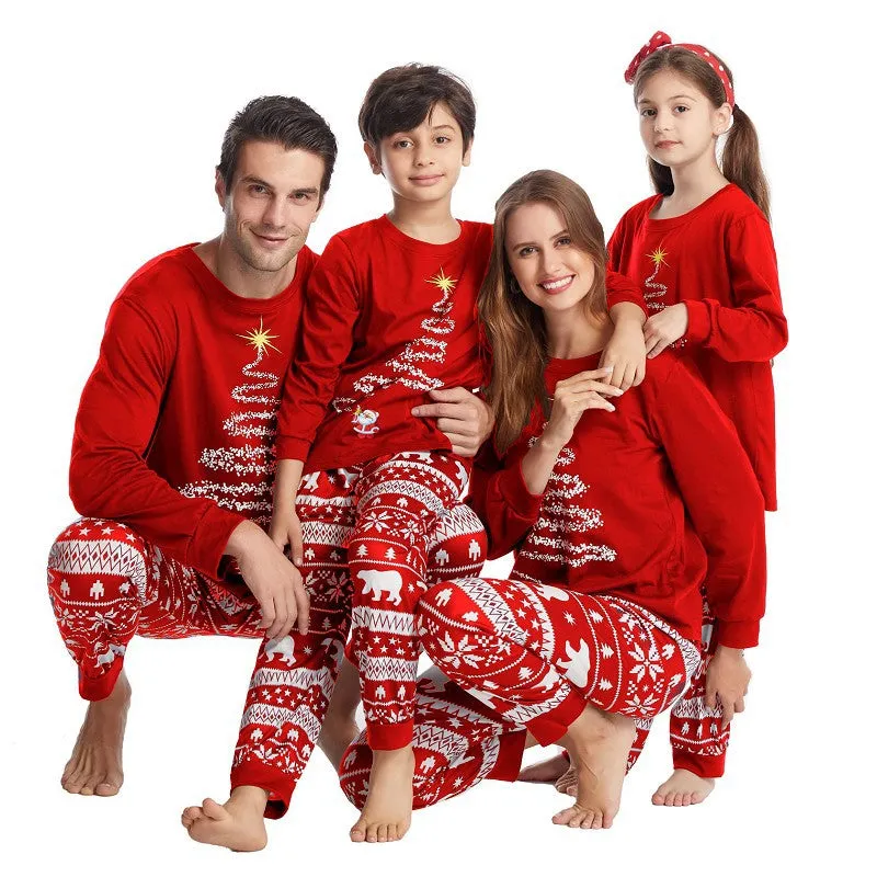 2022 Christmas Matching Family Adult Kids Pajama Sets
