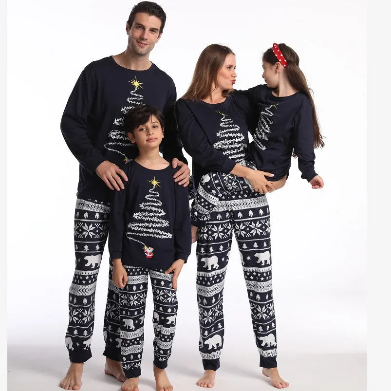 2022 Christmas Matching Family Adult Kids Pajama Sets