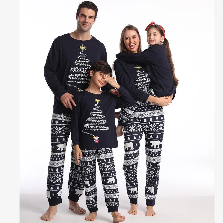 2022 Christmas Matching Family Adult Kids Pajama Sets