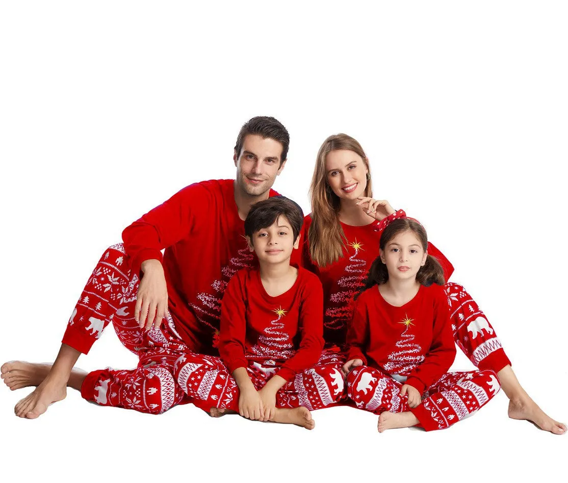 2022 Christmas Matching Family Adult Kids Pajama Sets