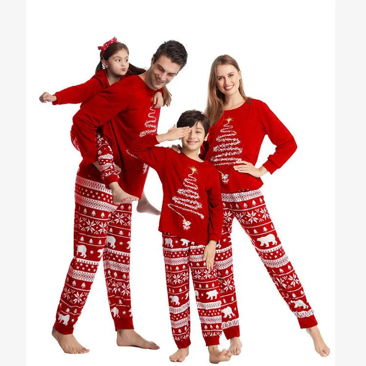 2022 Christmas Matching Family Adult Kids Pajama Sets