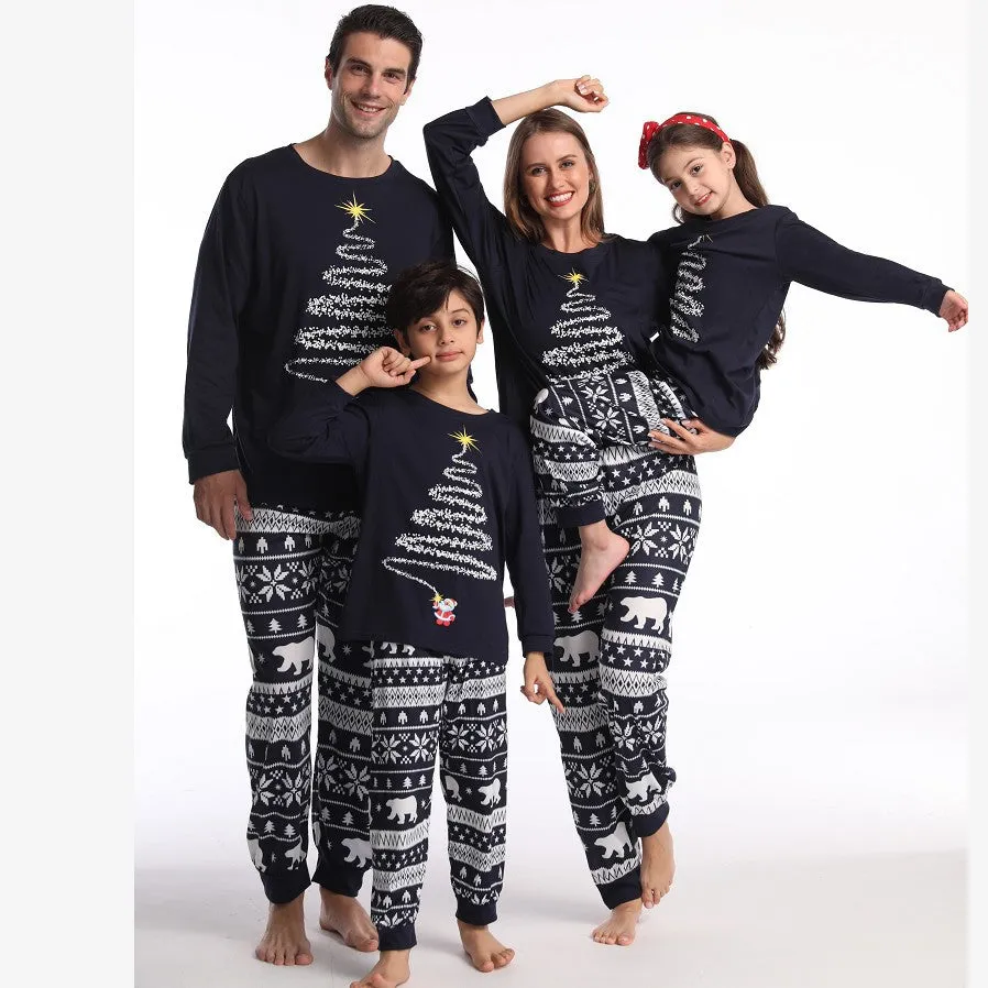 2022 Christmas Matching Family Adult Kids Pajama Sets