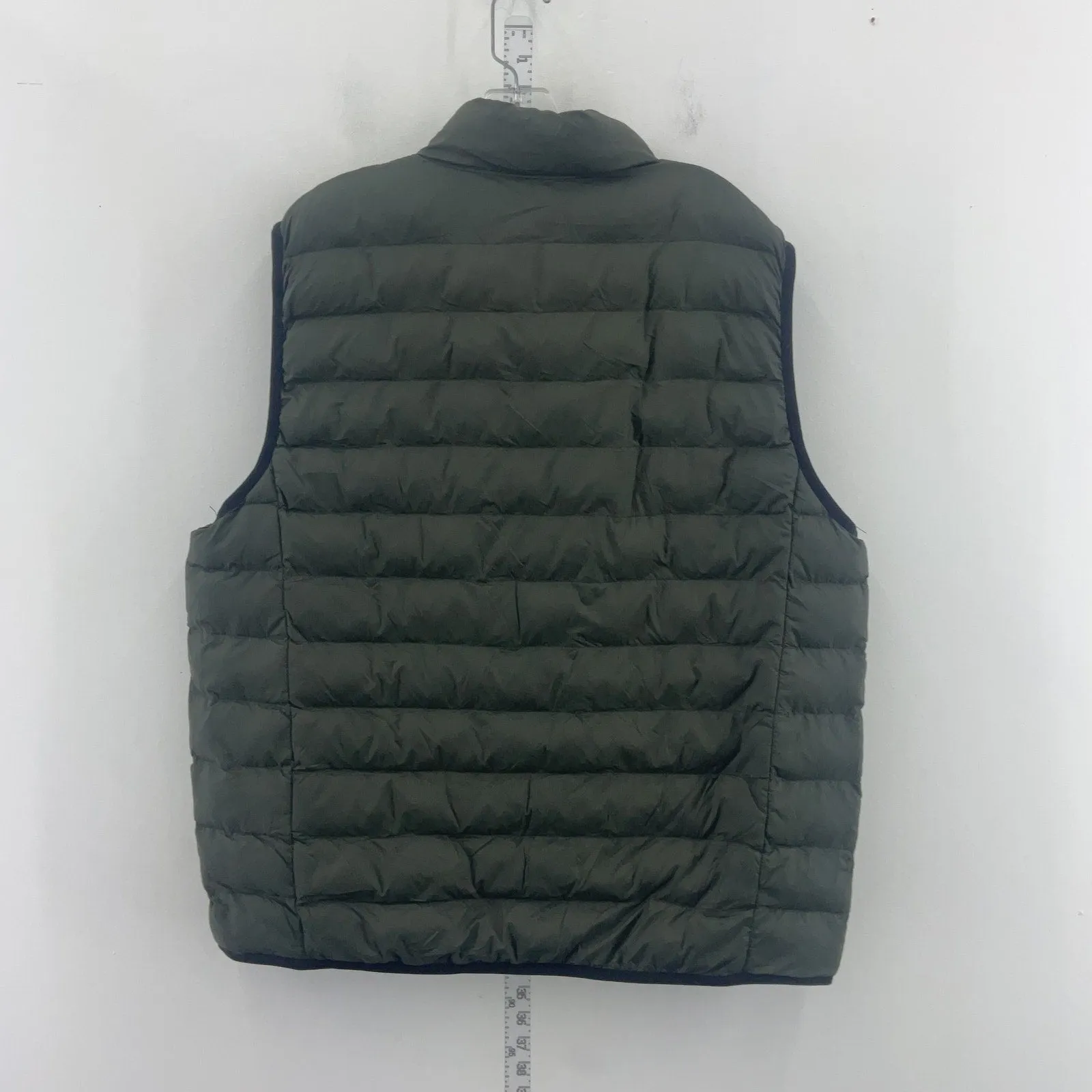 32 Degrees Heat Men's XL Dark Green Full Zip Puffer Vest Nylon Preowned