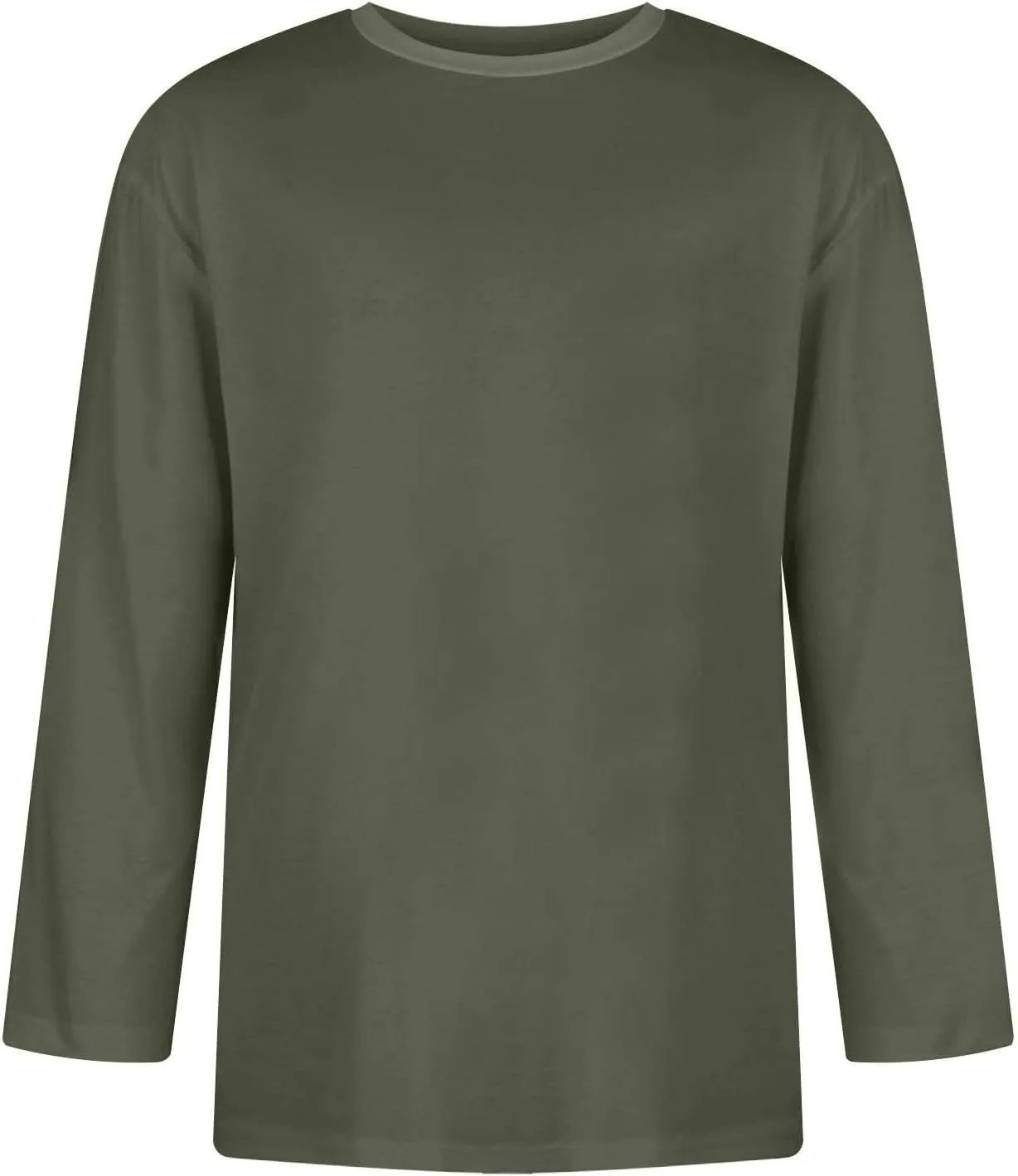 3/4 Sleeve Shirt for Men Solid Color Crew Neck Baseball T-Shirts Three Quarter Sleeve T Shirts Summer Casual Tees