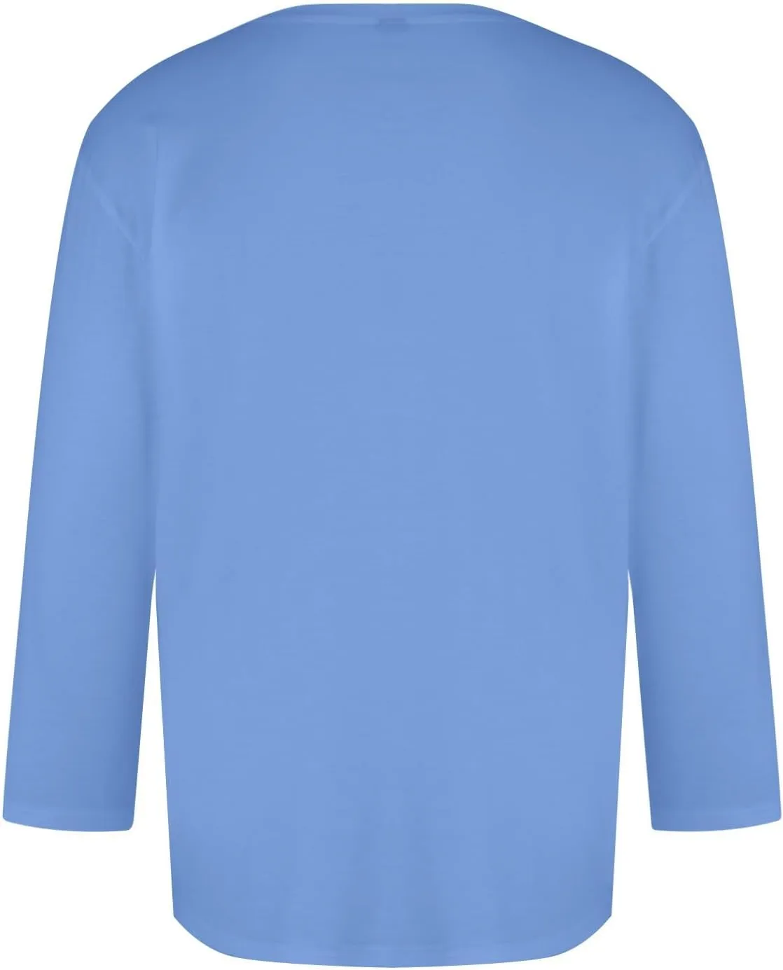 3/4 Sleeve Shirt for Men Solid Color Crew Neck Baseball T-Shirts Three Quarter Sleeve T Shirts Summer Casual Tees
