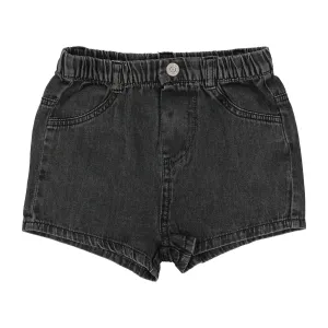 Analogie Stonewash Shorts - Black Wash
