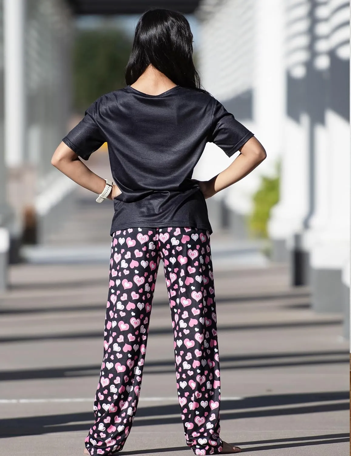 Arshiner Girls Pajama Set 3 Piece Short Sleeve Sleepwear Soft Cute Pjs Outfits
