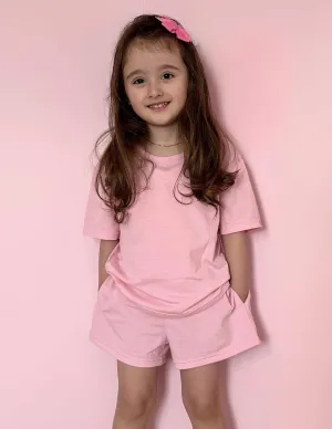 Arshiner Girls Pajama Set 3 Piece Short Sleeve Sleepwear Soft Cute Pjs Outfits