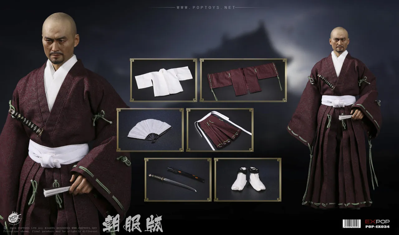 Benevolent Samurai Robes Ver - Dressed Body w/3D Printed Feet