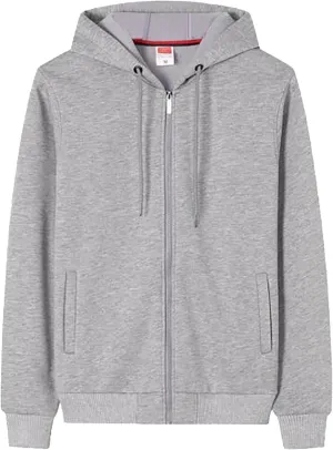 BIFUTON Men Hoodies Casual Hoodies for Men with Pockets Full Zip Long Sleeve Sweatshirt Solid Color Sports Hooded Tops