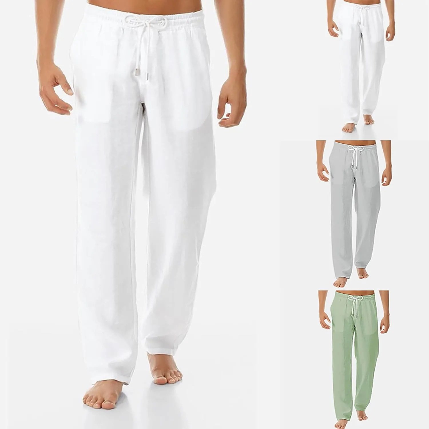Big and Tall Cargo Pants for Men Sweatpants for Men Leg Athletic Trousers Baggy Jogger Pants Pockets Men's Pants Mens