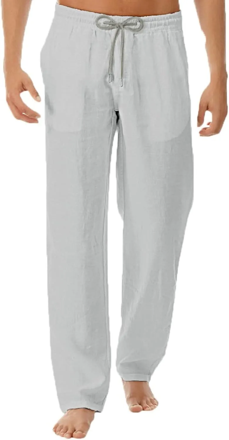 Big and Tall Cargo Pants for Men Sweatpants for Men Leg Athletic Trousers Baggy Jogger Pants Pockets Men's Pants Mens