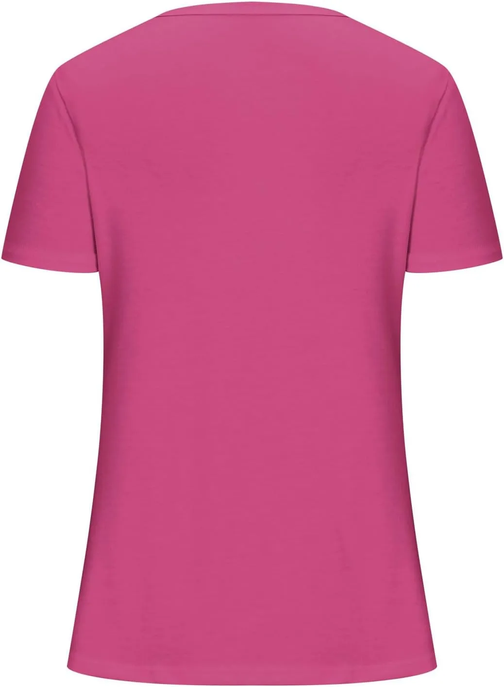 Blouses for Women Business Casual Short Sleeve V Neck Buttons Shirts Summer Slim Fit Solid Tunic Tops Trendy Clothes