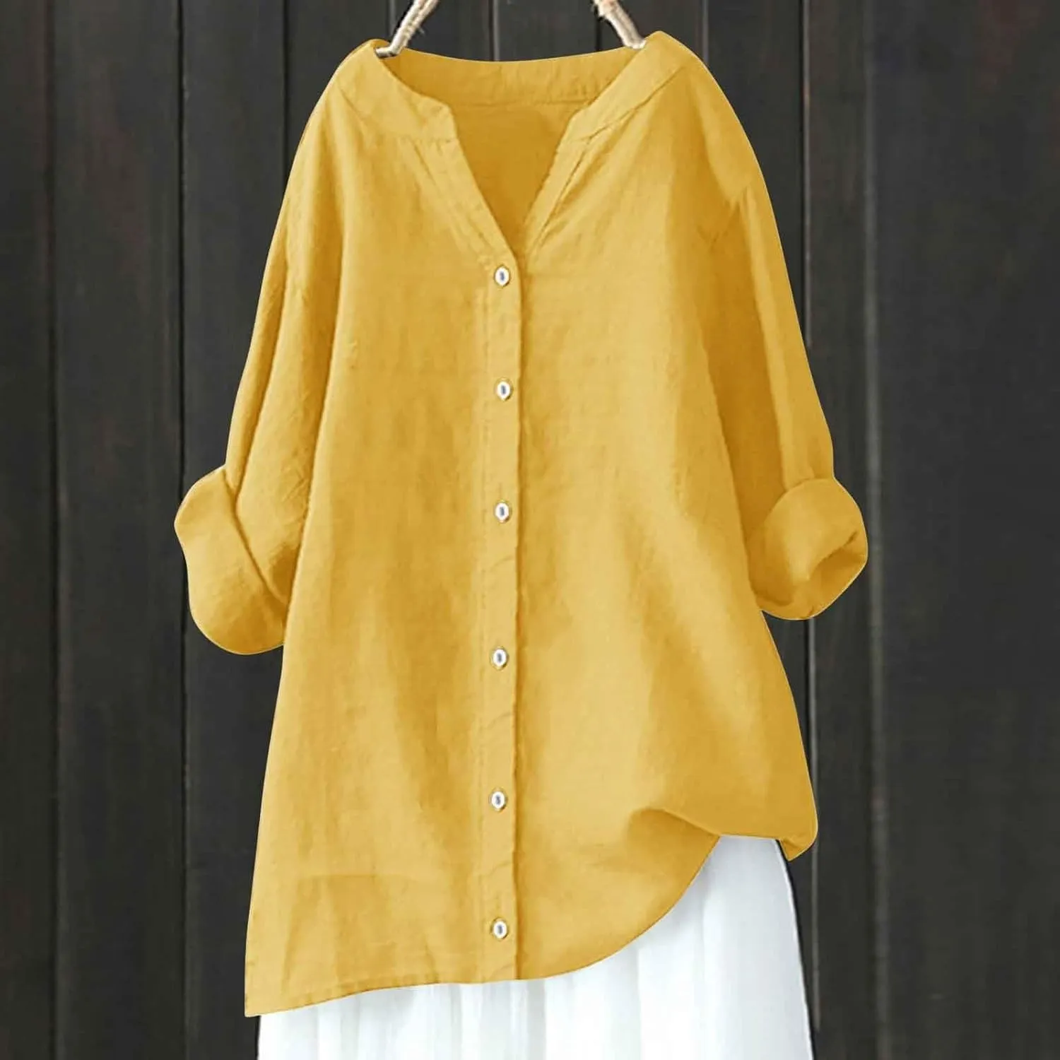 Button Down Blouses Tops Sleeve Down Christmas Fall Jacket Dress Shirts for Women Womens Button Down Blouse Blue