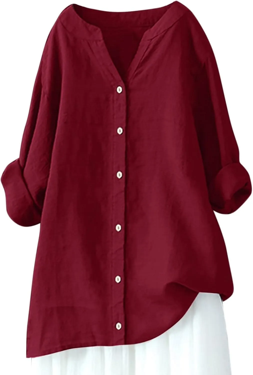 Button Down Blouses Tops Sleeve Down Christmas Fall Jacket Dress Shirts for Women Womens Button Down Blouse Blue