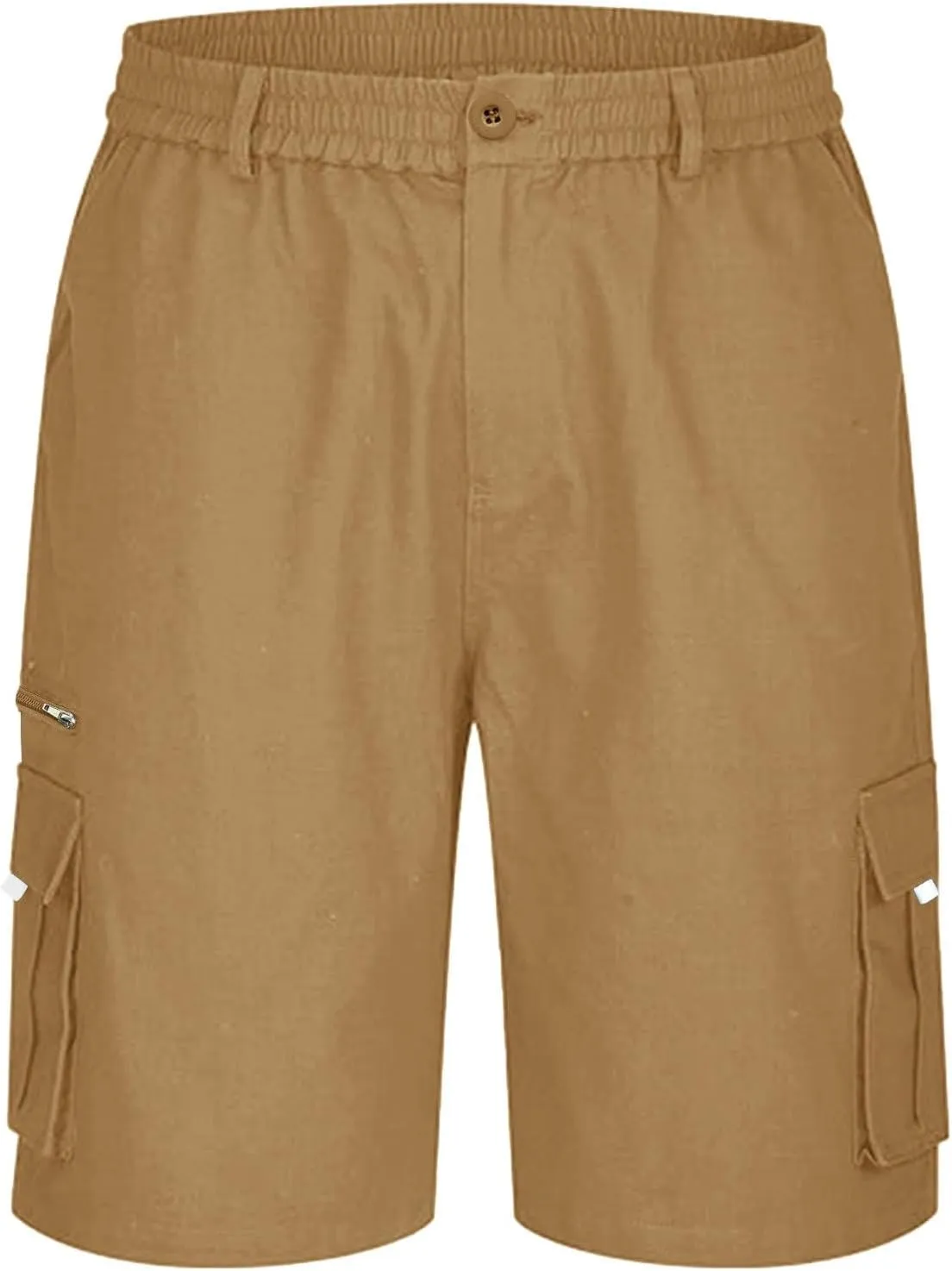 Camo Cargo Shorts for Men Cotton Casual Comfy Wild Outdoor Work Relaxed Fit Shorts with Multi-Pockets Flexible Joggers