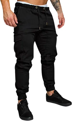Cargo Pants for Men Relaxed Fit Loose Fit Hiking Trousers Outdoor Wearing Pants with Pockets Sweatpants for Men Pants