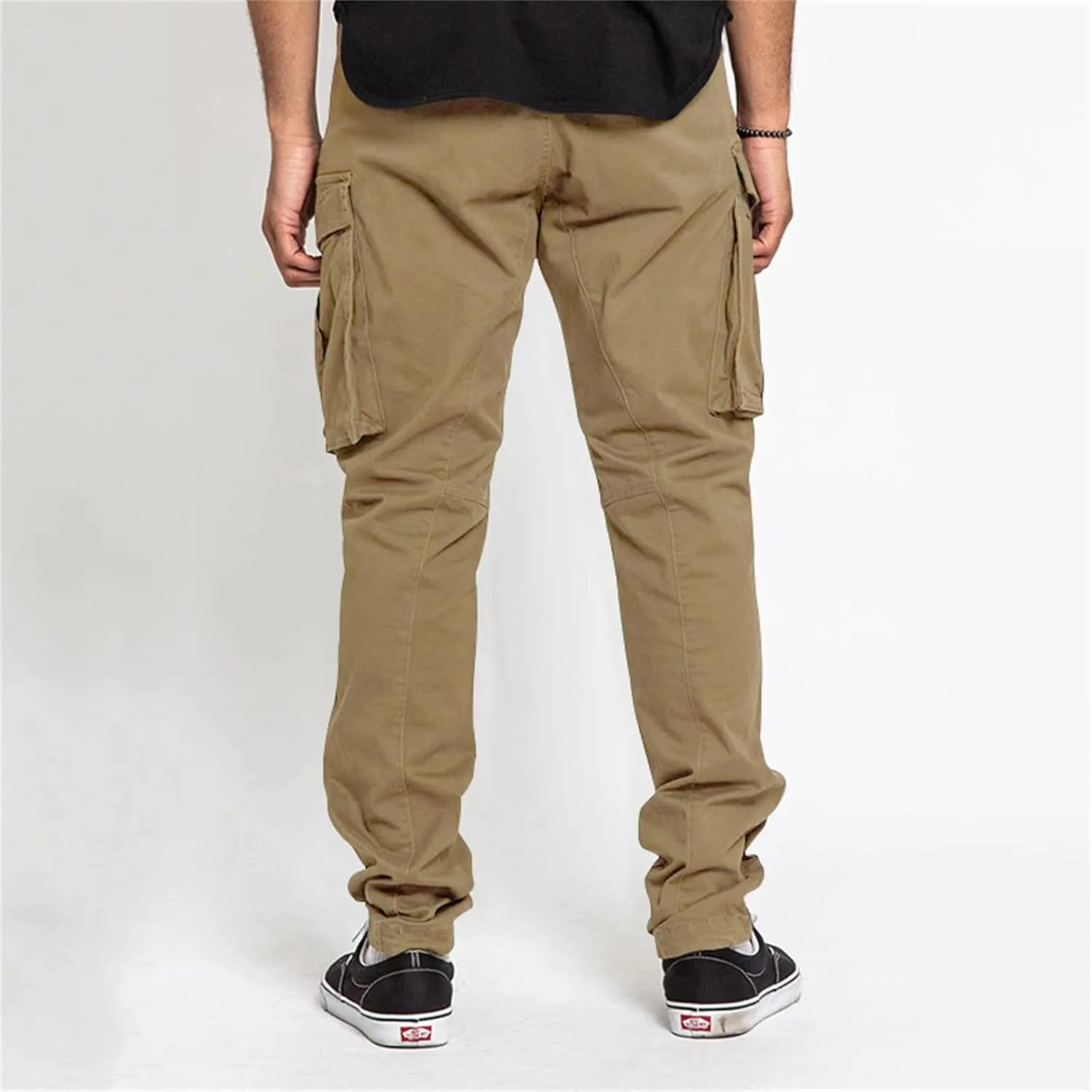 Cargo Pants for Men Relaxed Fit Mens Cargo Pants Casual Fleece Sweatpants with Pockets Big and Tall Pants Cargo Pants