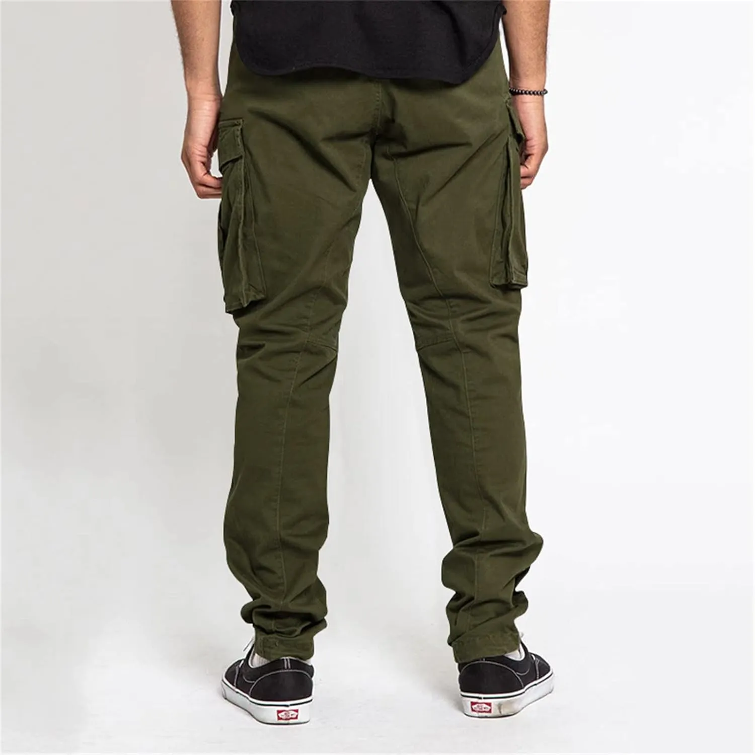 Cargo Pants for Men Relaxed Fit Mens Cargo Pants Casual Fleece Sweatpants with Pockets Big and Tall Pants Cargo Pants