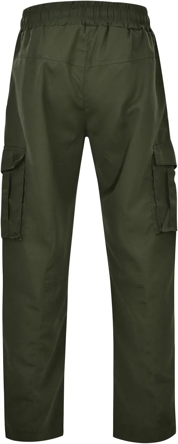 Cargo Pants for Men Relaxed Fit Mens Cargo Pants Casual Fleece Sweatpants with Pockets Big and Tall Pants Cargo Pants