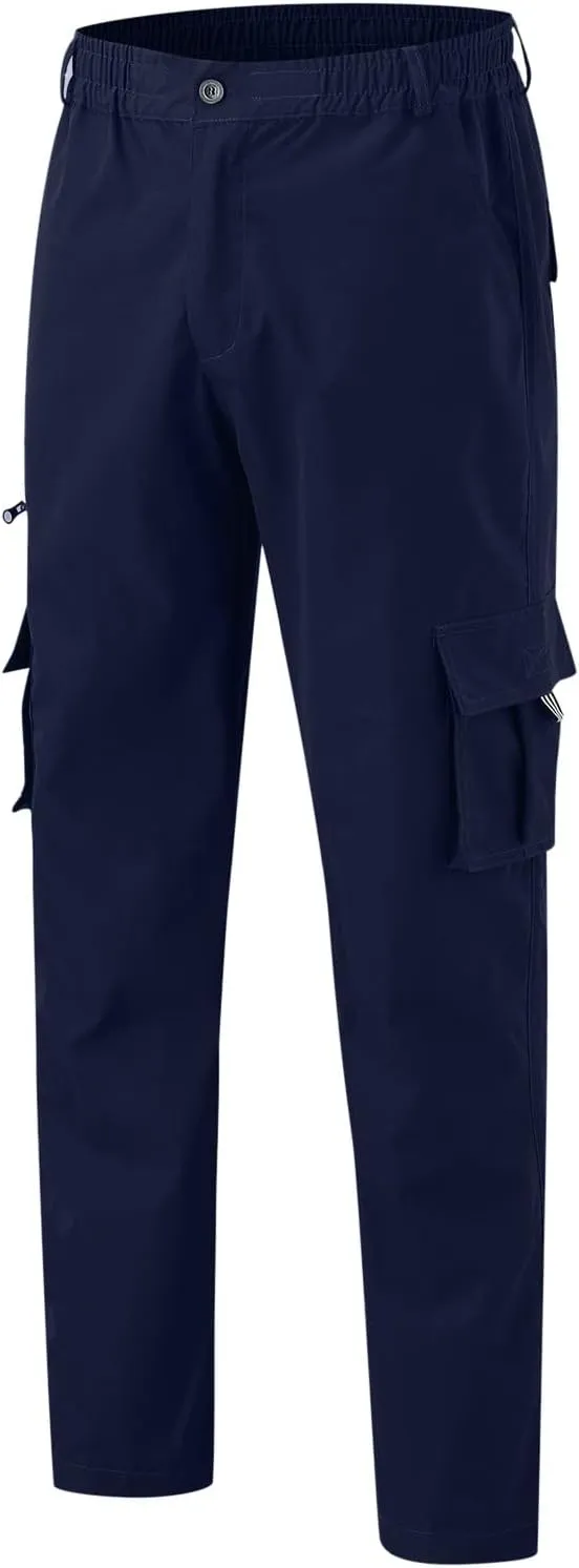Cargo Pants for Men Relaxed Fit Mens Cargo Pants Jogger Work Pants 6 Pocket Full Outdoor Casual Sweatpants Sweatpants
