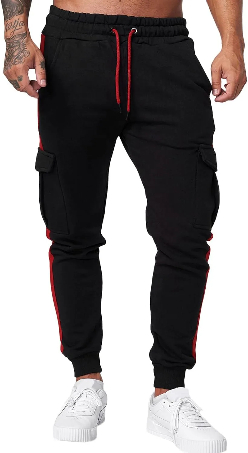 Cargo Pants for Men Relaxed Fit Mens Cargo Pants Straight Fit Pants Outdoor Sports Military Ripstop Men's Baggy Jogger