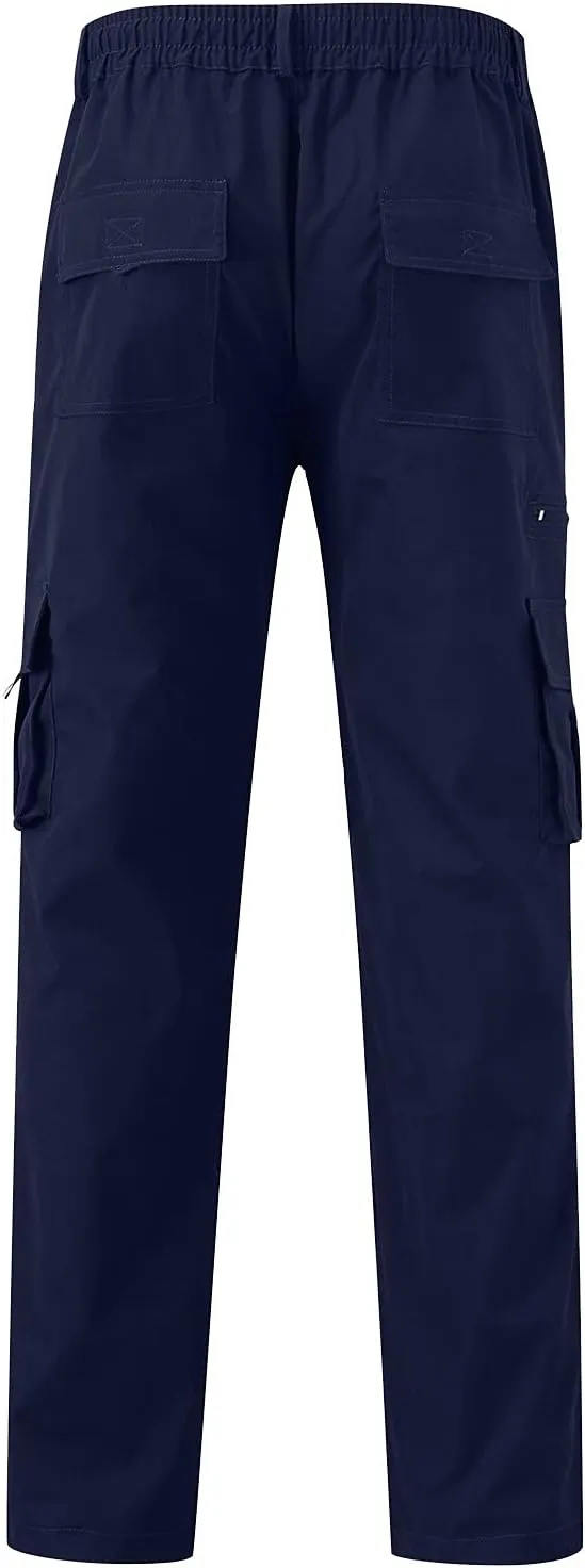 Cargo Pants for Men Relaxed Fit Mens Cargo Pants Tapered Athletic Sweatpants for Jogging Running Exercise Gym Workout