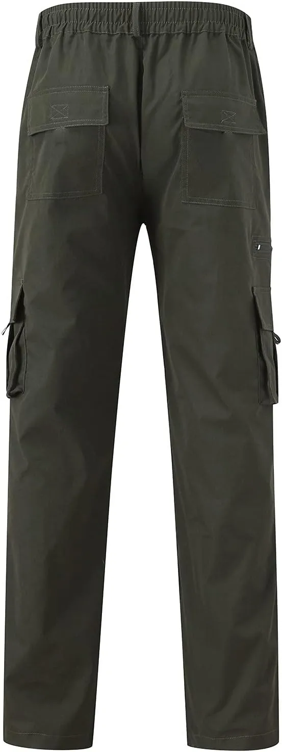 Cargo Pants for Men Relaxed Fit Mens Cargo Pants Tapered Athletic Sweatpants for Jogging Running Exercise Gym Workout