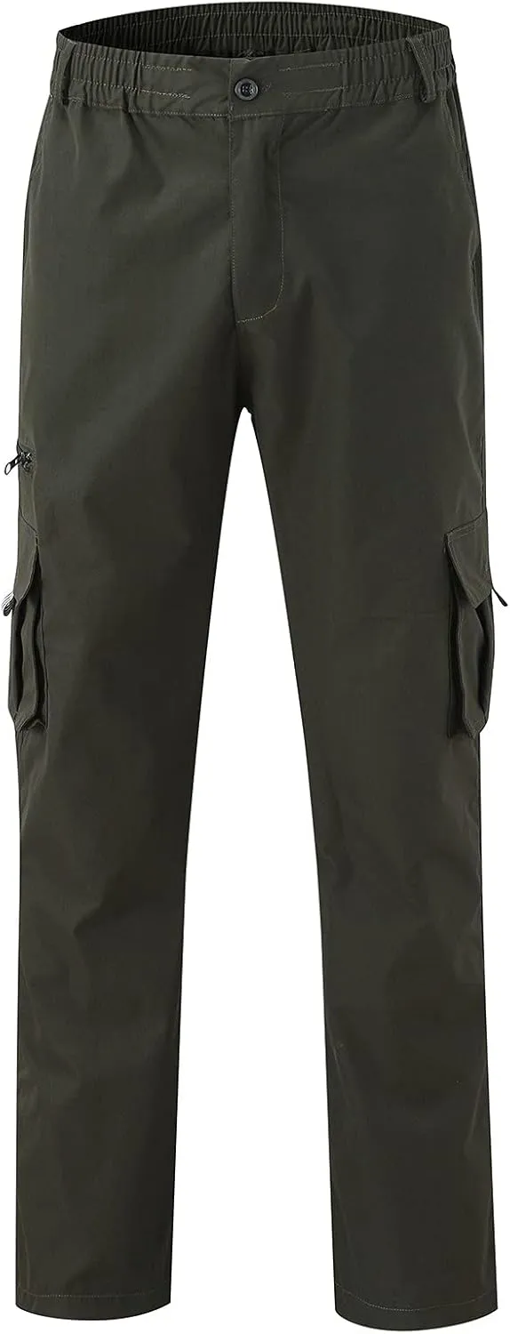 Cargo Pants for Men Relaxed Fit Mens Cargo Pants Tapered Athletic Sweatpants for Jogging Running Exercise Gym Workout