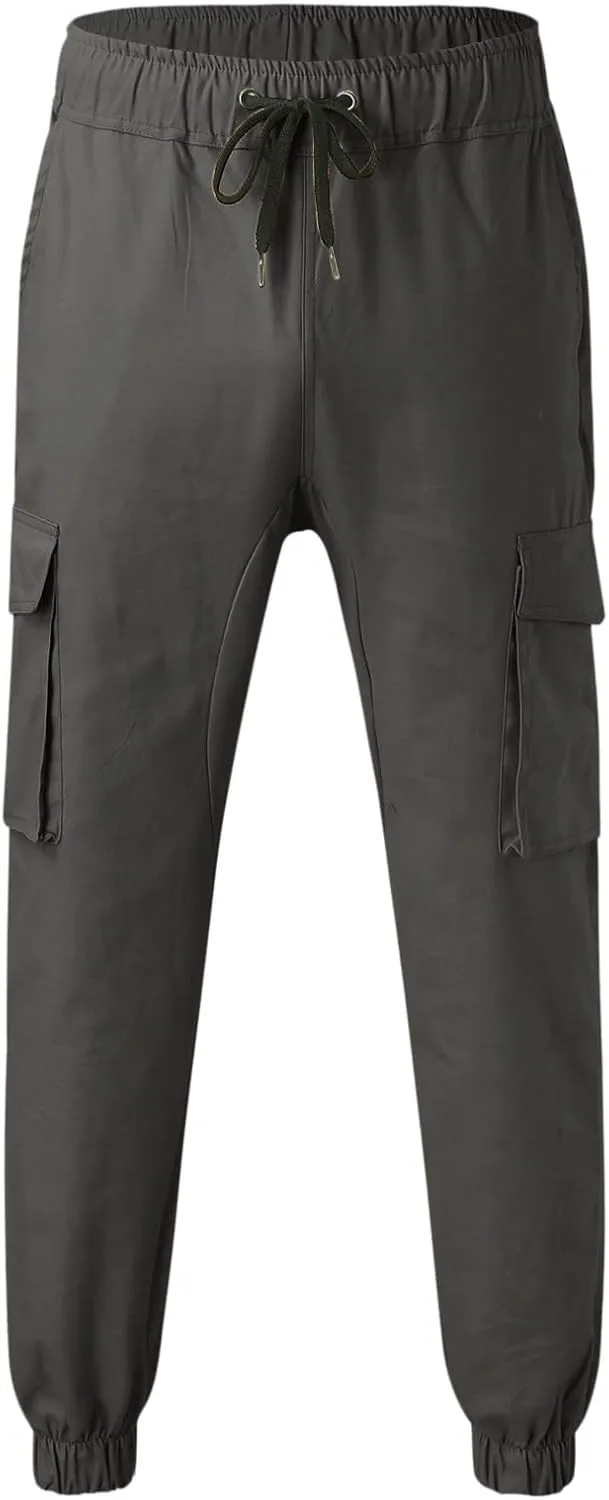 Cargo Pants for Men Relaxed Fit Mens Cargo Pants with Pockets Men's Golf Jogger Work Pants 2023 Mens Cargo Sweatpants