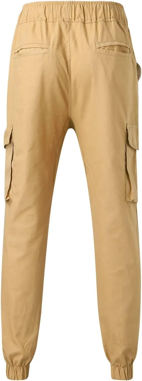 Cargo Pants for Men Relaxed Fit Mens Cargo Pants with Pockets Men's Golf Jogger Work Pants 2023 Mens Cargo Sweatpants