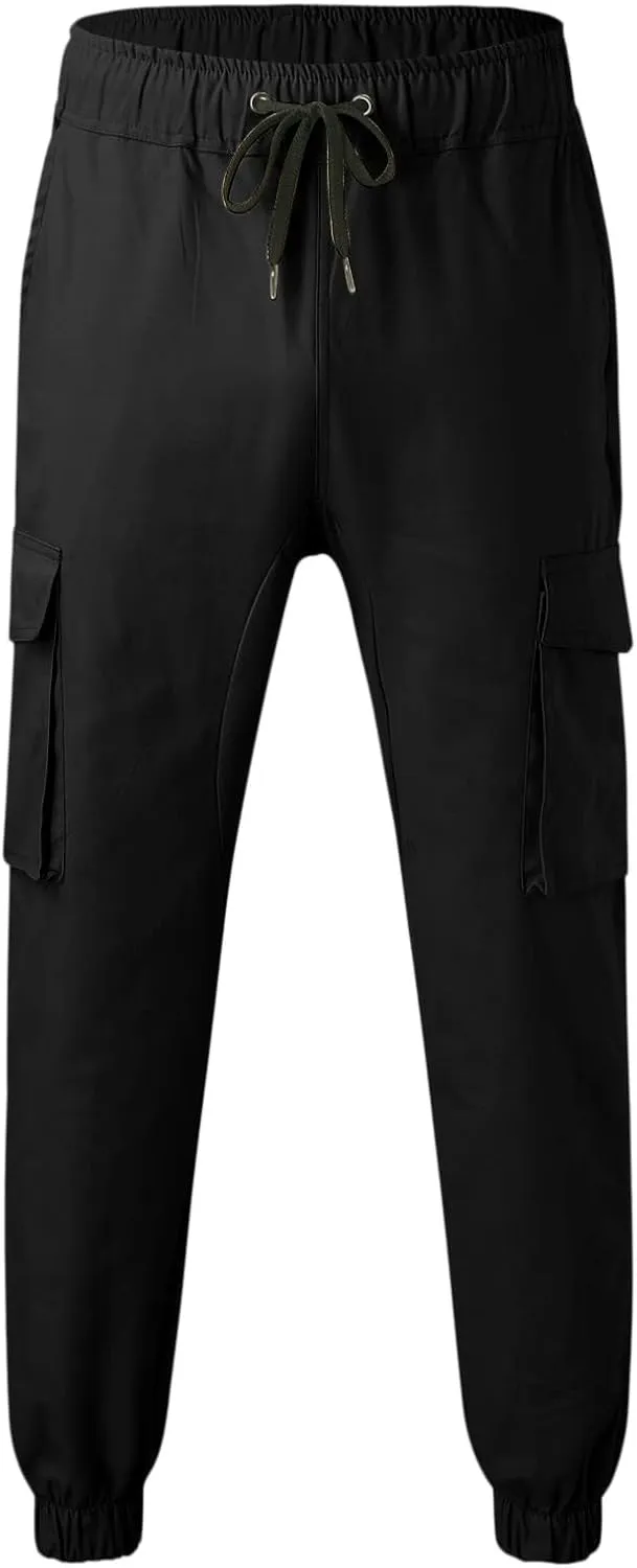 Cargo Pants for Men Relaxed Fit Mens Cargo Pants with Pockets Men's Golf Jogger Work Pants 2023 Mens Cargo Sweatpants