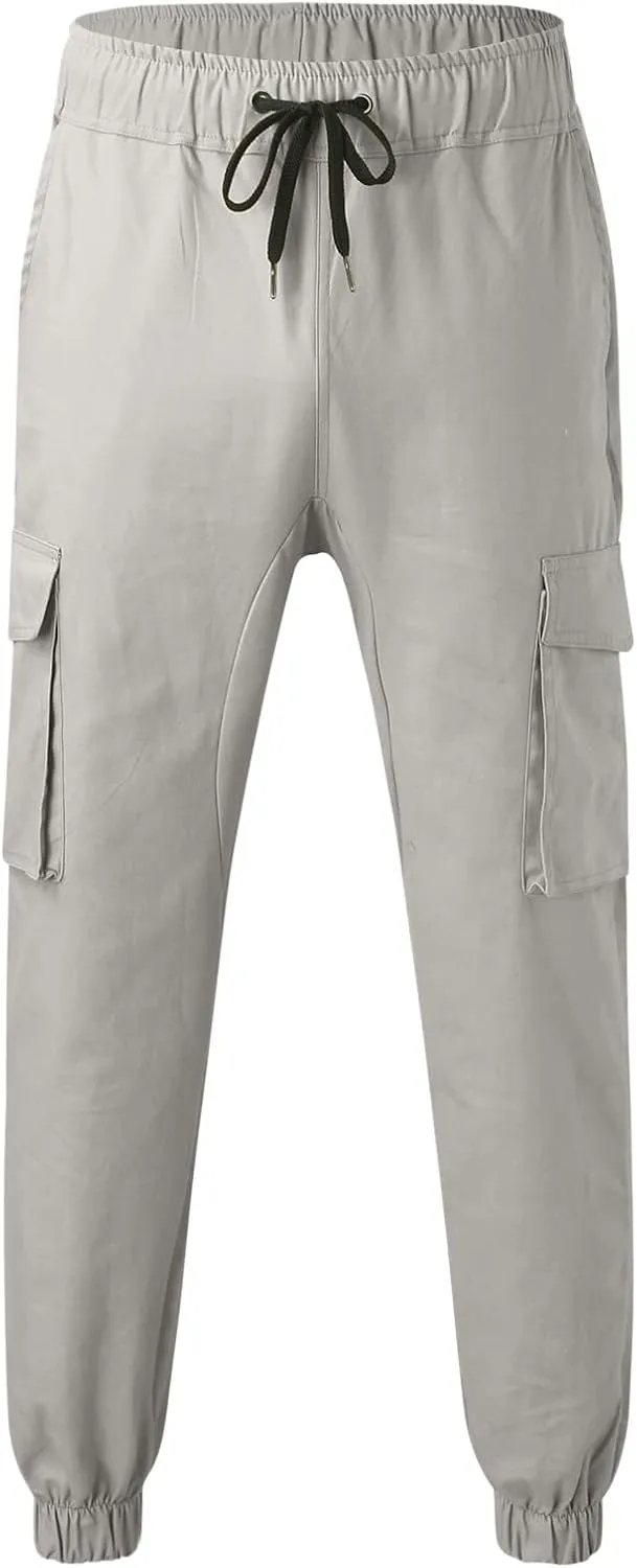 Cargo Pants for Men Relaxed Fit Mens Cargo Pants with Pockets Men's Golf Jogger Work Pants 2023 Mens Cargo Sweatpants