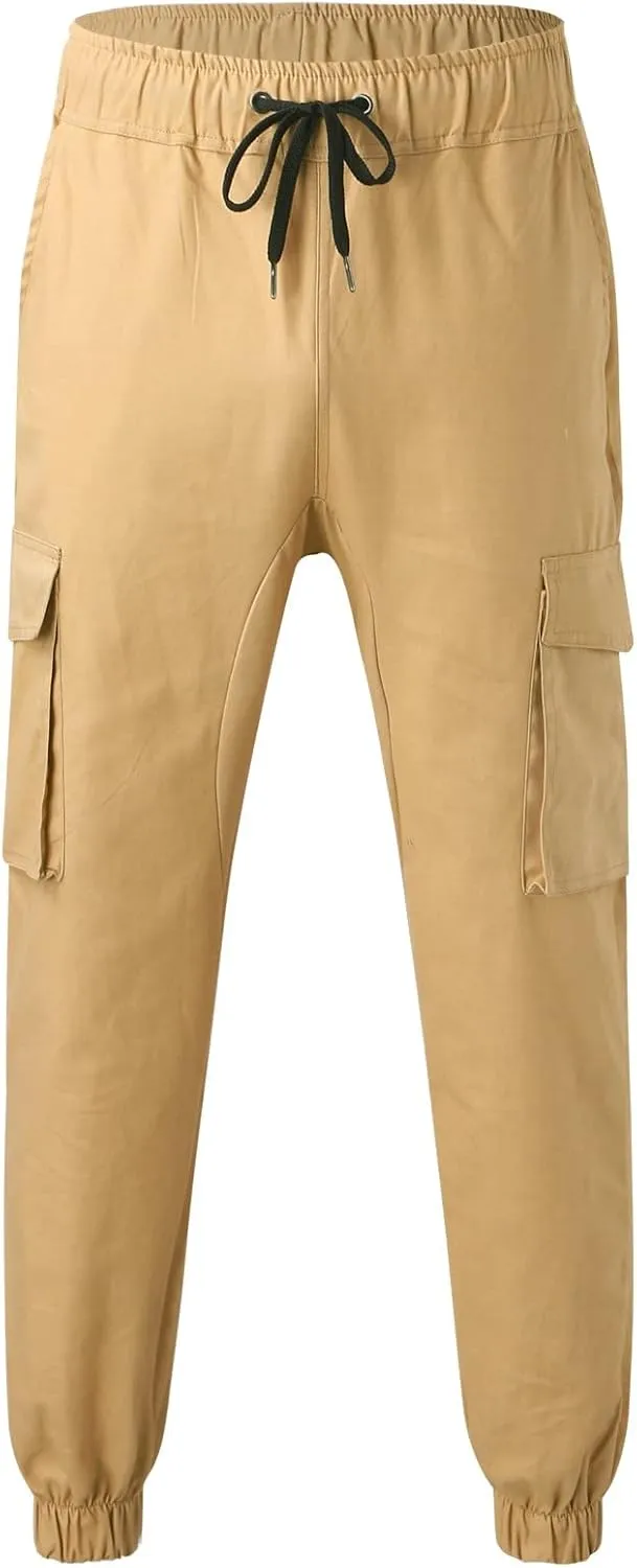 Cargo Pants for Men Relaxed Fit Mens Cargo Pants with Pockets Men's Golf Jogger Work Pants 2023 Mens Cargo Sweatpants
