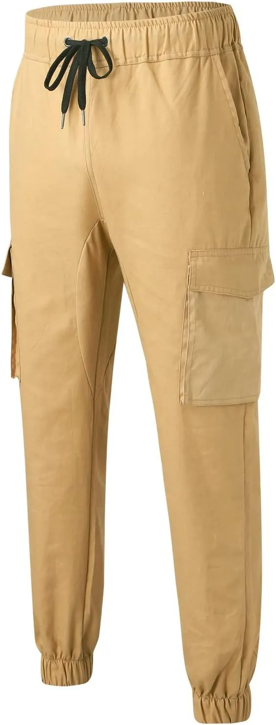 Cargo Pants for Men Relaxed Fit Mens Cargo Pants with Pockets Men's Golf Jogger Work Pants 2023 Mens Cargo Sweatpants