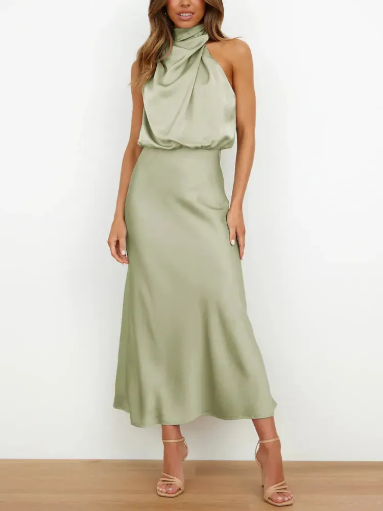 Cindy - Robes de soirée sexy en satin pour femmes