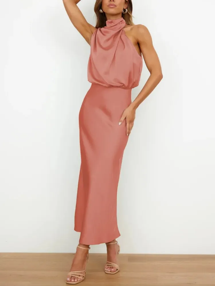 Cindy - Robes de soirée sexy en satin pour femmes
