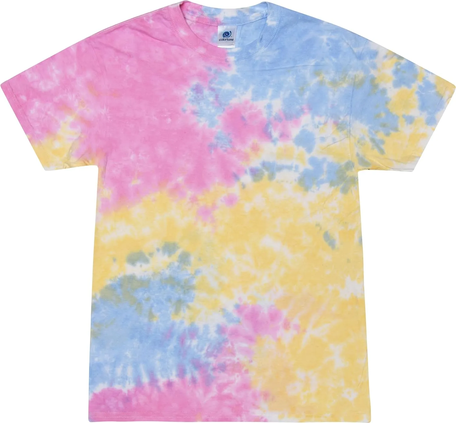 Colortone Tie Dye T-Shirts for Men and Women - Unisex Short Sleeve Tie-Dye T Shirts for Adults