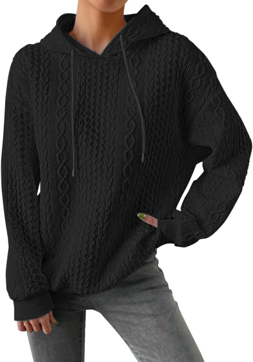 Comfrt Weighted Hoodie for Anxiety Women Winter Tops Fashion Comfortable Womens Hoodies Long Sleeve Sweatshirts