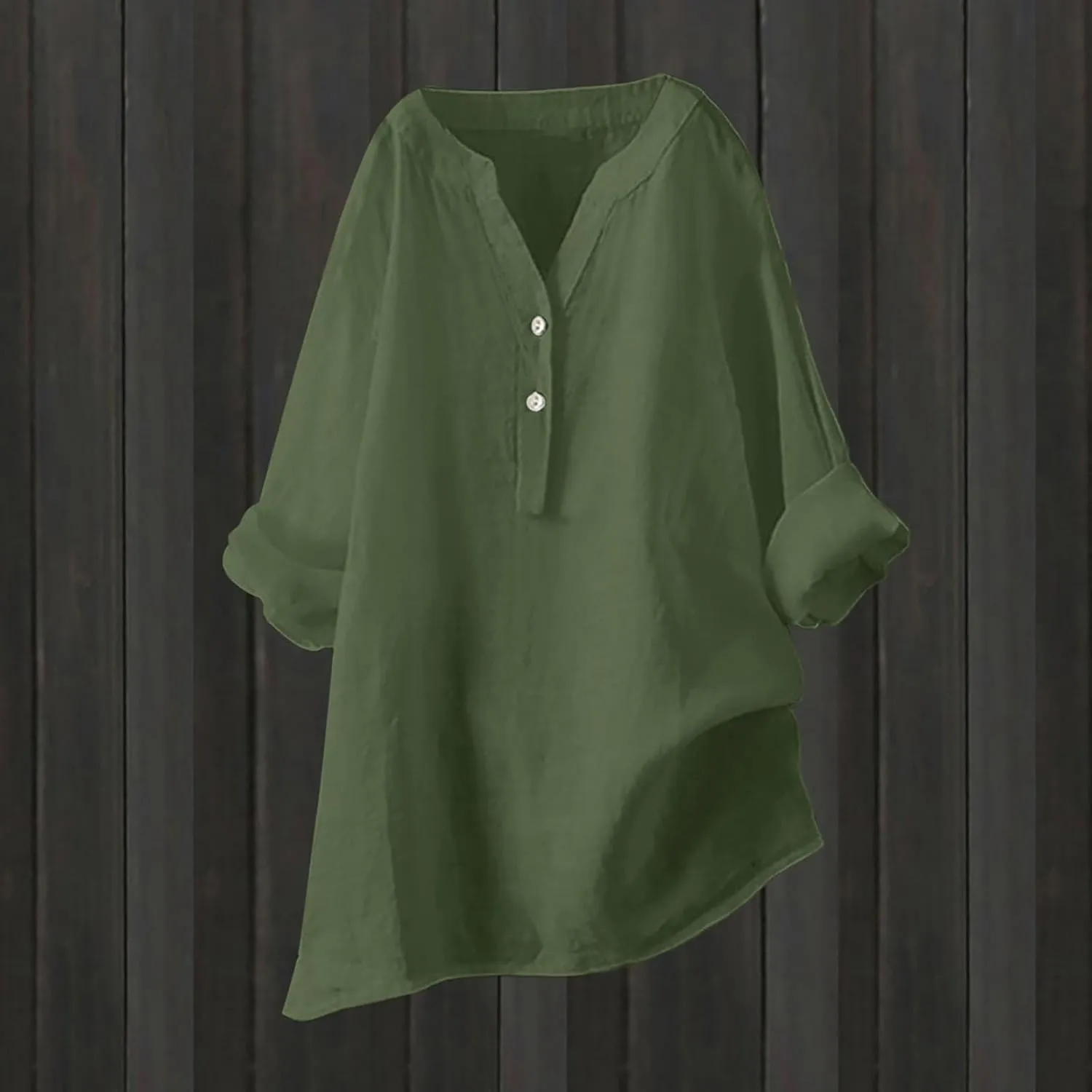 Cotton Linen Button Down Shirt for Women Women's Plus Casual Shirt Women's Blouse Womens Button Down Shirt Womens
