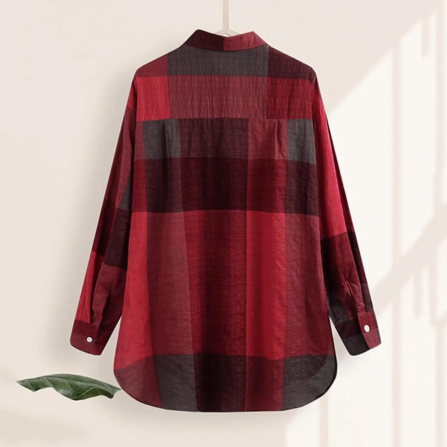 Cotton Linen Button Down Shirt for Women Women's Plus Casual Shirt Women's Blouse Womens Button Down Shirt Womens