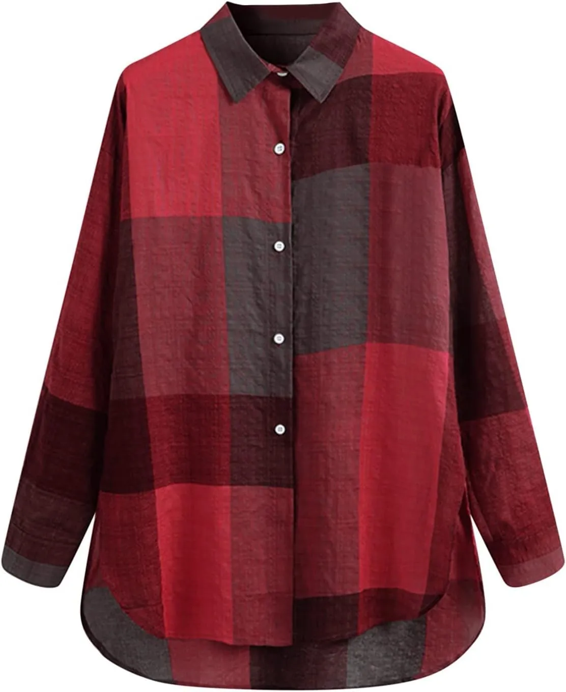 Cotton Linen Button Down Shirt for Women Women's Plus Casual Shirt Women's Blouse Womens Button Down Shirt Womens