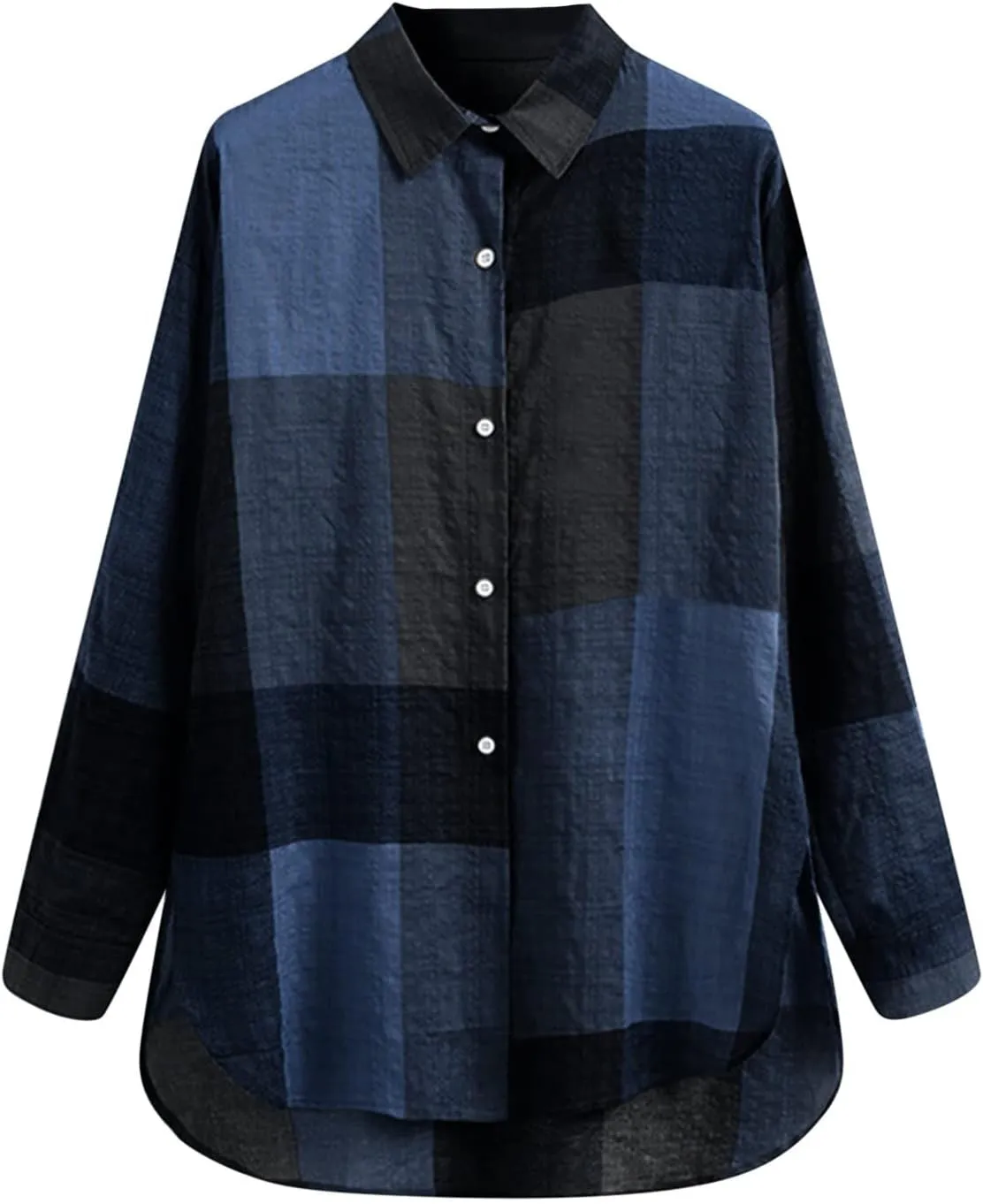 Cotton Linen Button Down Shirt for Women Women's Plus Casual Shirt Women's Blouse Womens Button Down Shirt Womens
