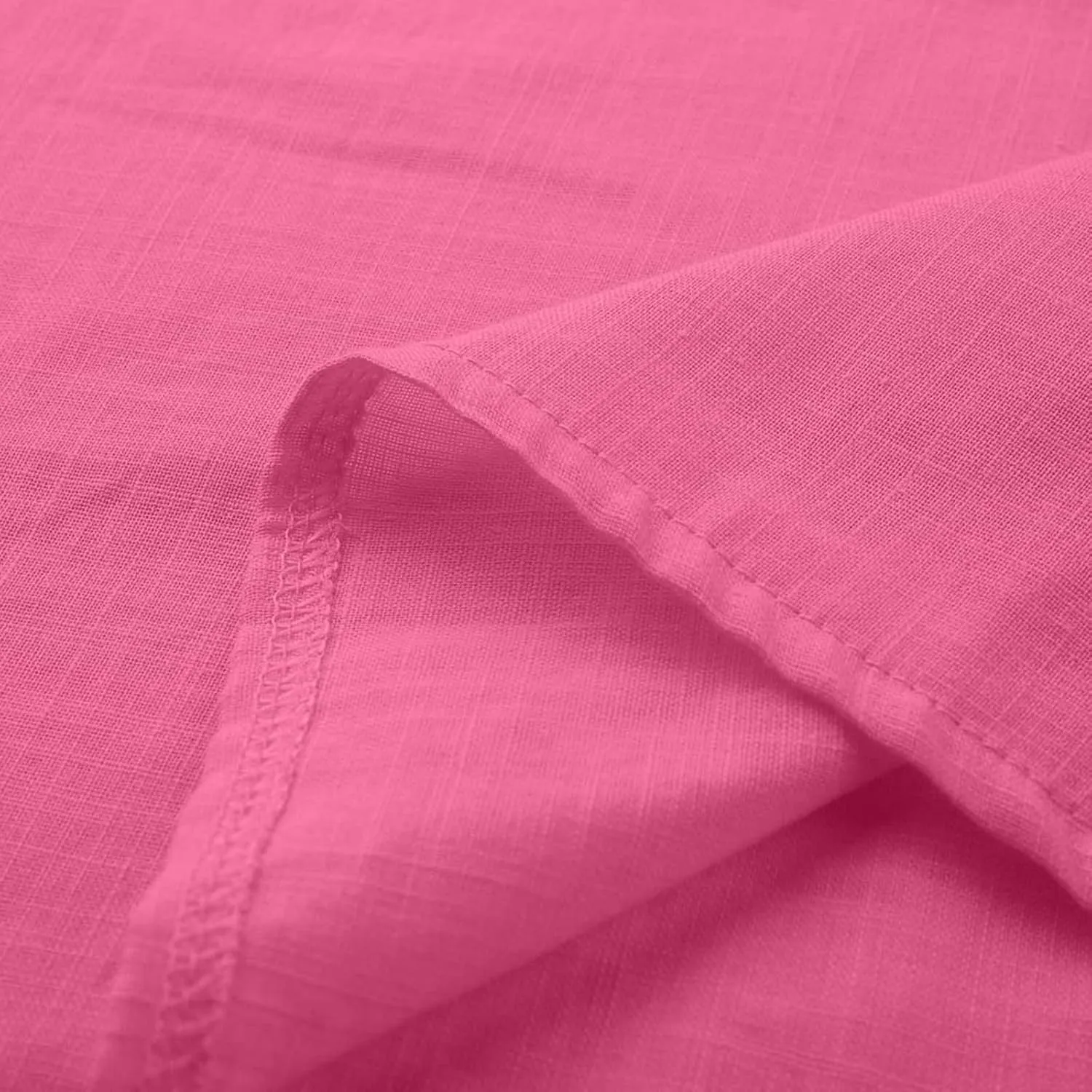 Cotton Linen Shirts for Women 2025 Summer Plus Size Blouse Tee 3/4 Sleeve Crewneck Pullover Tops Dressy Casual Tshirt