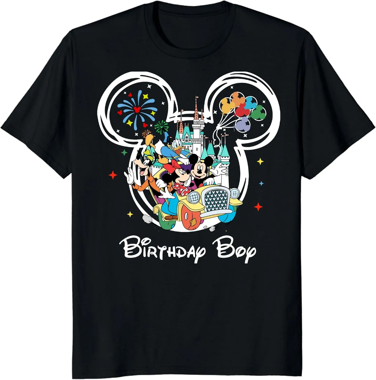 Custom Mickey Minnie T-Shirts Family Matching Mouse Shirts Customizable Vacation Tee Personalized Birthday Squad T Shirts