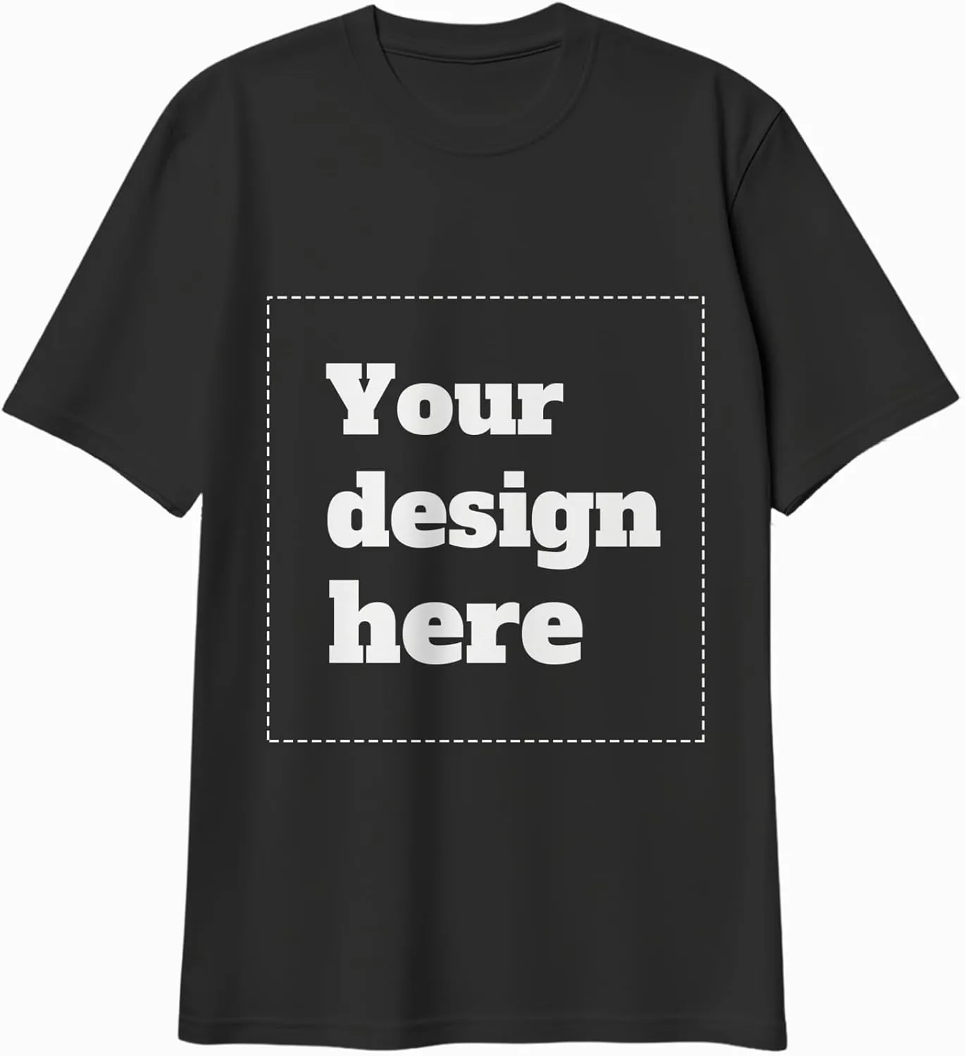Custom T-Shirts for Men and Women, Custom Shirts Made in The USA, Personalized Cotton t-Shirts with Photo Logo Text