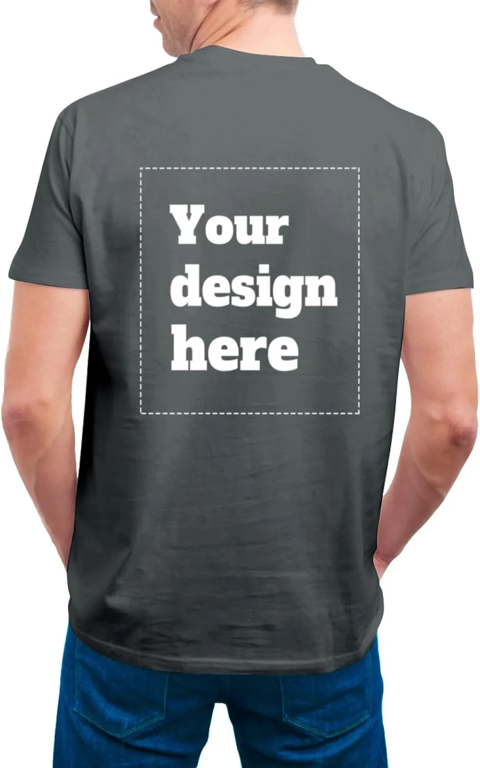 Custom T-Shirts for Men and Women, Custom Shirts Made in The USA, Personalized Cotton t-Shirts with Photo Logo Text